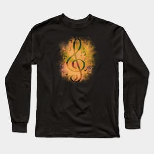 Treble clef note Long Sleeve T-Shirt